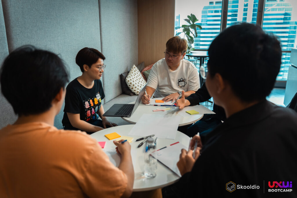 รูปบรรยากาศการทำ Stakeholder Interview By Skooldio